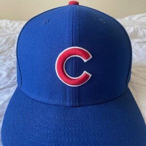 Chicago Cubs on Field Fitted Cap - Size 7 1/4